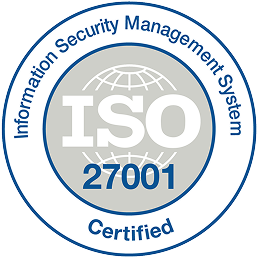 ISO 27001 Information Security Management System Certified